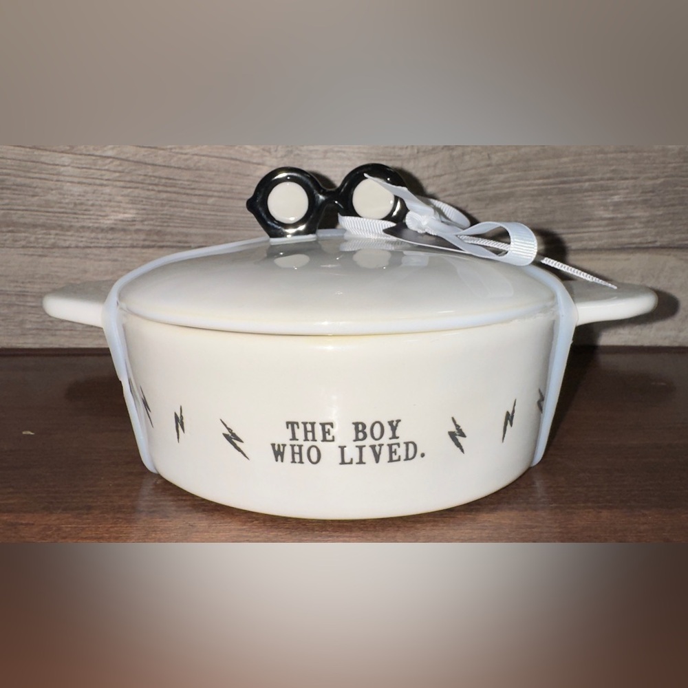 Super Cute 🥰 Harry Potter "The Boy Who Lived" Brie Baker themed  by Rae Dunn